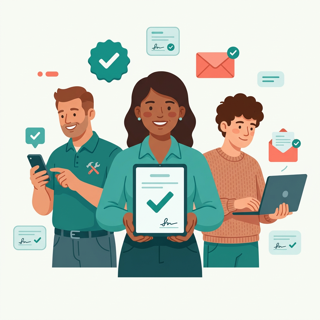 Illustration Sesign — signature électronique simple